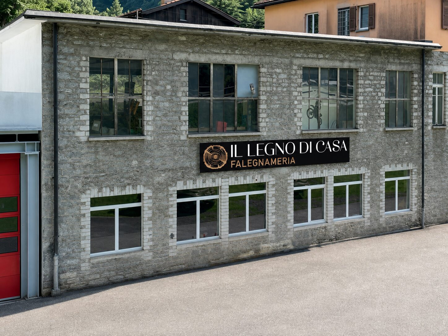 La falegnameria Il Legno di Casa a Lavorgo